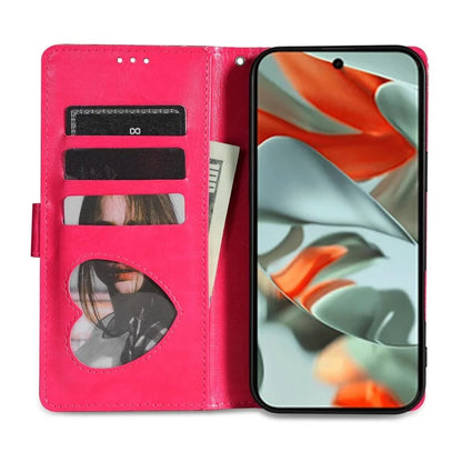 For Google Pixel 9 Pro  /  Pixel 9 Stand Case Glitter Phone Leather Cover Zipper Pocket