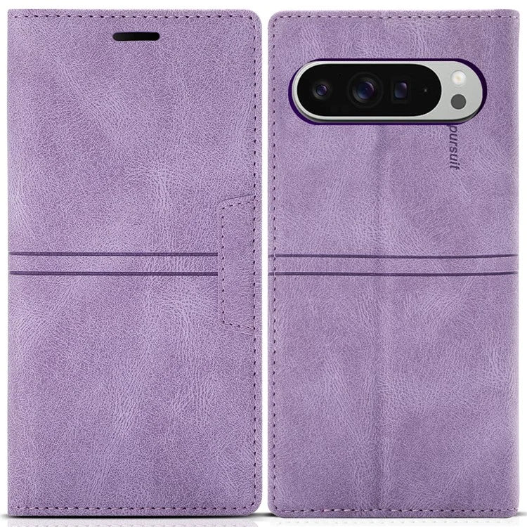 For Google Pixel 9 Pro  /  Pixel 9 Wallet Case Magnetic Closing Leather Phone Cover