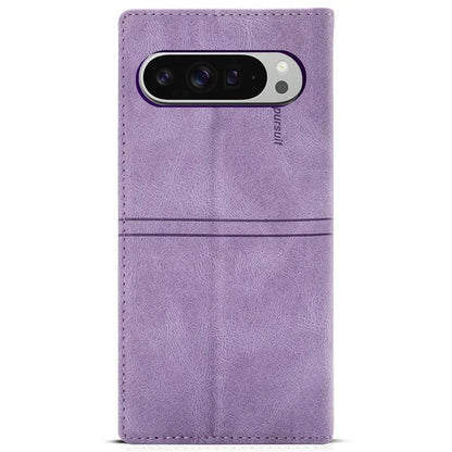 For Google Pixel 9 Pro  /  Pixel 9 Wallet Case Magnetic Closing Leather Phone Cover