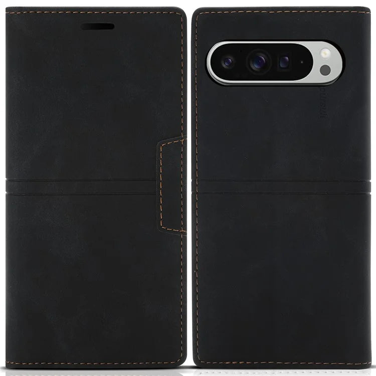 For Google Pixel 9 Pro  /  Pixel 9 Wallet Case Magnetic Closing Leather Phone Cover