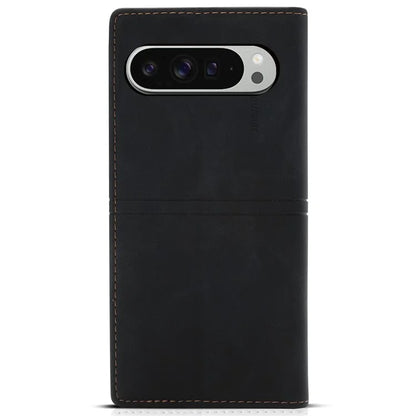 For Google Pixel 9 Pro  /  Pixel 9 Wallet Case Magnetic Closing Leather Phone Cover