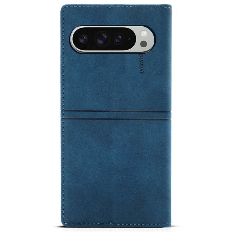 For Google Pixel 9 Pro  /  Pixel 9 Wallet Case Magnetic Closing Leather Phone Cover