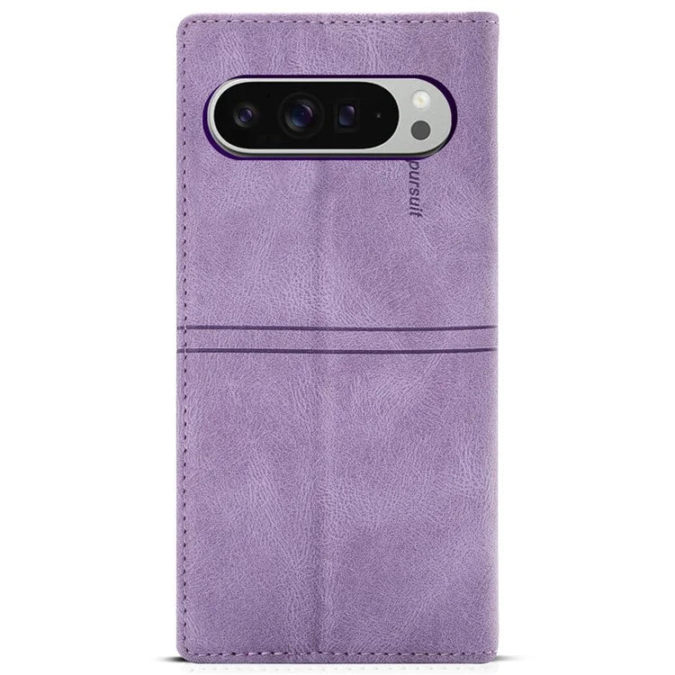 For Google Pixel 9 Pro XL Wallet Case Magnetic Closing Leather Phone Cover