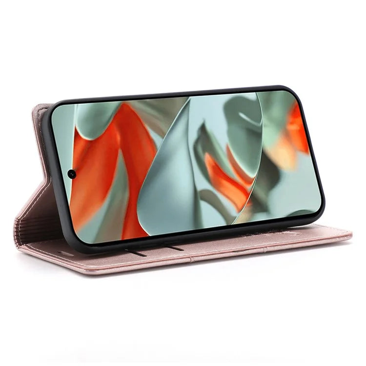 For Google Pixel 9 Pro XL Wallet Case Magnetic Closing Leather Phone Cover