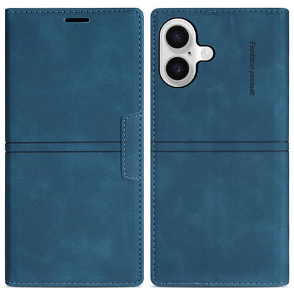 For iPhone 16 Wallet Case Magnetic Closing Leather Phone Cover