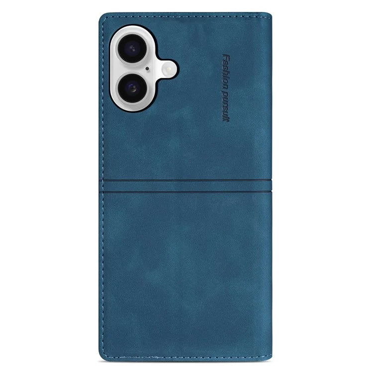 For iPhone 16 Wallet Case Magnetic Closing Leather Phone Cover