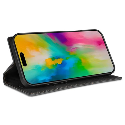 For iPhone 16 Wallet Case Magnetic Closing Leather Phone Cover