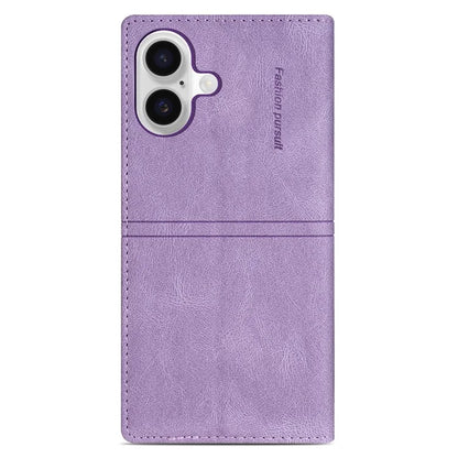 For iPhone 16 Wallet Case Magnetic Closing Leather Phone Cover