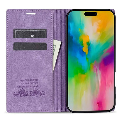 For iPhone 16 Plus Wallet Case Magnetic Closing Leather Phone Cover