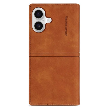 For iPhone 16 Plus Wallet Case Magnetic Closing Leather Phone Cover