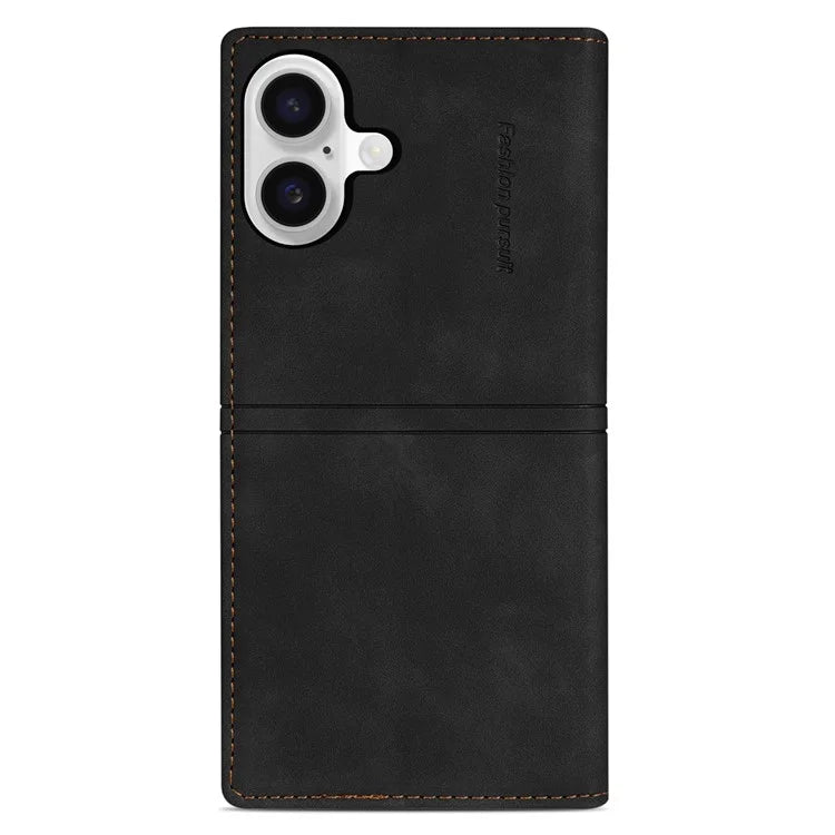 For iPhone 16 Plus Wallet Case Magnetic Closing Leather Phone Cover
