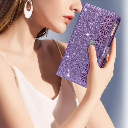 For iPhone 16 Case Starry Sky Carving Leather Wallet Phone Cover