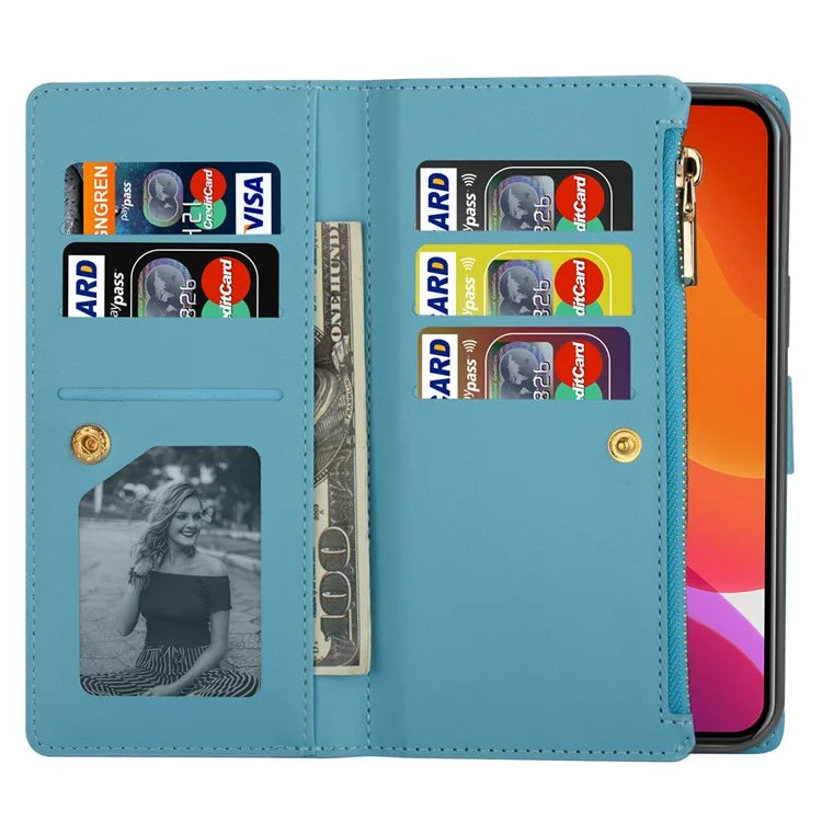 For iPhone 16 Plus Case Starry Sky Carving Leather Wallet Phone Cover