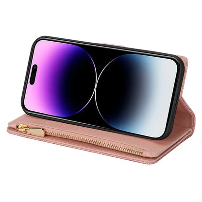 For iPhone 16 Plus Case Starry Sky Carving Leather Wallet Phone Cover