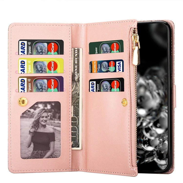 For Google Pixel 9 Pro  /  Pixel 9 Case Starry Sky Carving Leather Wallet Phone Cover