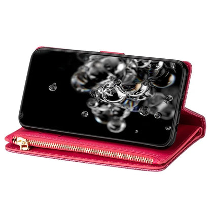For Google Pixel 9 Pro  /  Pixel 9 Case Starry Sky Carving Leather Wallet Phone Cover