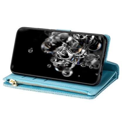 For Google Pixel 9 Pro  /  Pixel 9 Case Starry Sky Carving Leather Wallet Phone Cover