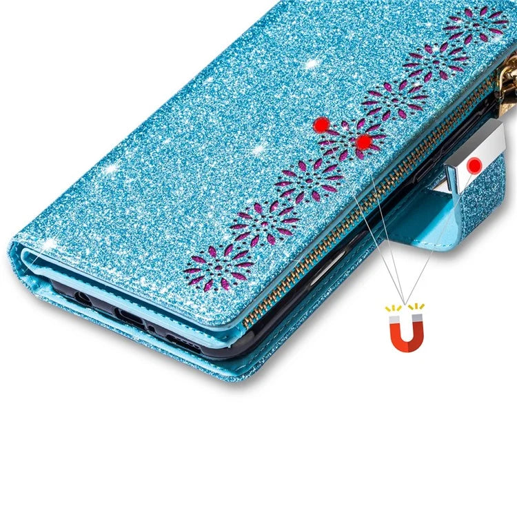For Google Pixel 9 Pro  /  Pixel 9 Case Starry Sky Carving Leather Wallet Phone Cover