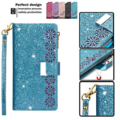 For Google Pixel 9 Pro  /  Pixel 9 Case Starry Sky Carving Leather Wallet Phone Cover