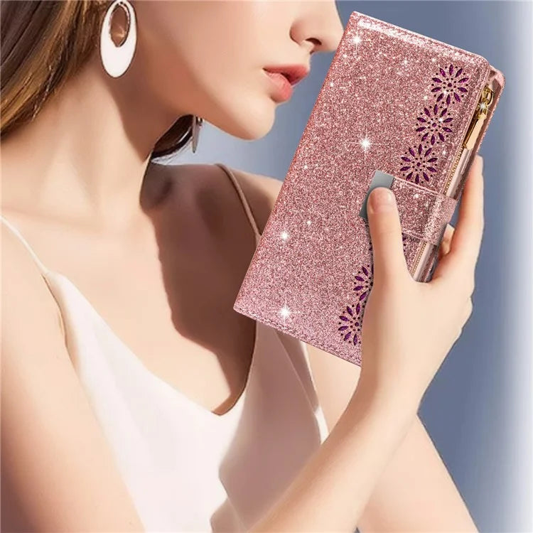 For Google Pixel 9 Pro XL Case Starry Sky Carving Leather Wallet Phone Cover
