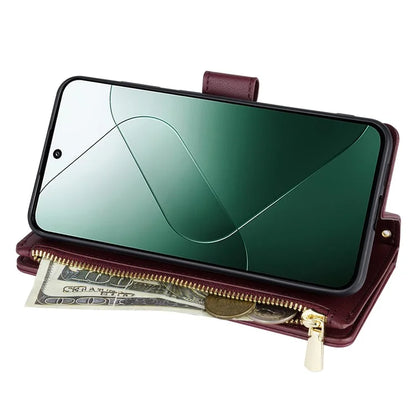For Google Pixel 9 Pro XL Case Rhombus Stitching Leather Wallet Phone Cover with Long  /  Short Strap