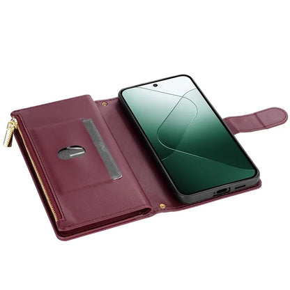 For Google Pixel 9 Pro XL Case Rhombus Stitching Leather Wallet Phone Cover with Long  /  Short Strap
