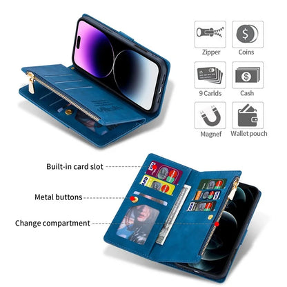For iPhone 16 Wallet Case Color Splicing Leather Phone Cover with Stand