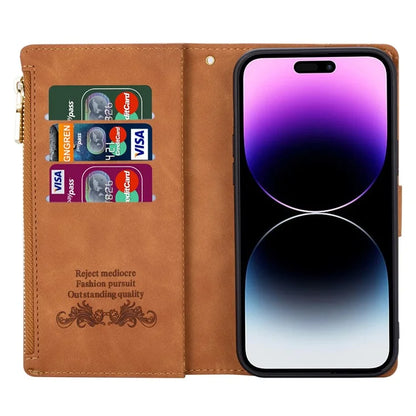 For iPhone 16 Plus Wallet Case Color Splicing Leather Phone Cover with Stand