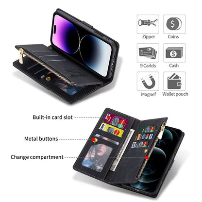 For iPhone 16 Plus Wallet Case Color Splicing Leather Phone Cover with Stand