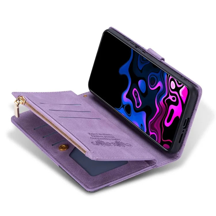 For Google Pixel 9 / 9 Pro Wallet Case Color Splicing Leather Phone Cover with Stand