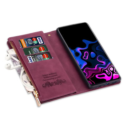 For Google Pixel 9 / 9 Pro Wallet Case Color Splicing Leather Phone Cover with Stand