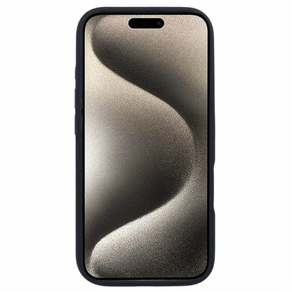 For iPhone 16 Plus Case PC+Liquid Silicone Protective Phone Cover with Microfiber Lining
