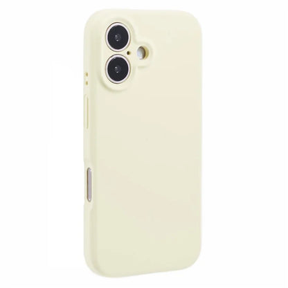 For iPhone 16 Plus Case PC+Liquid Silicone Protective Phone Cover with Microfiber Lining