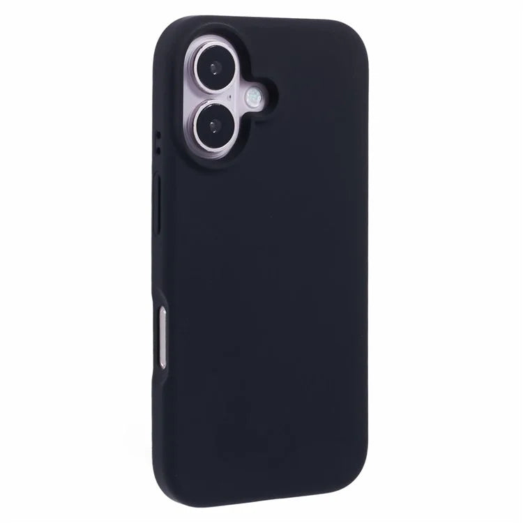For iPhone 16 Case PC+Liquid Silicone Anti-Scratch Lining Phone Cover