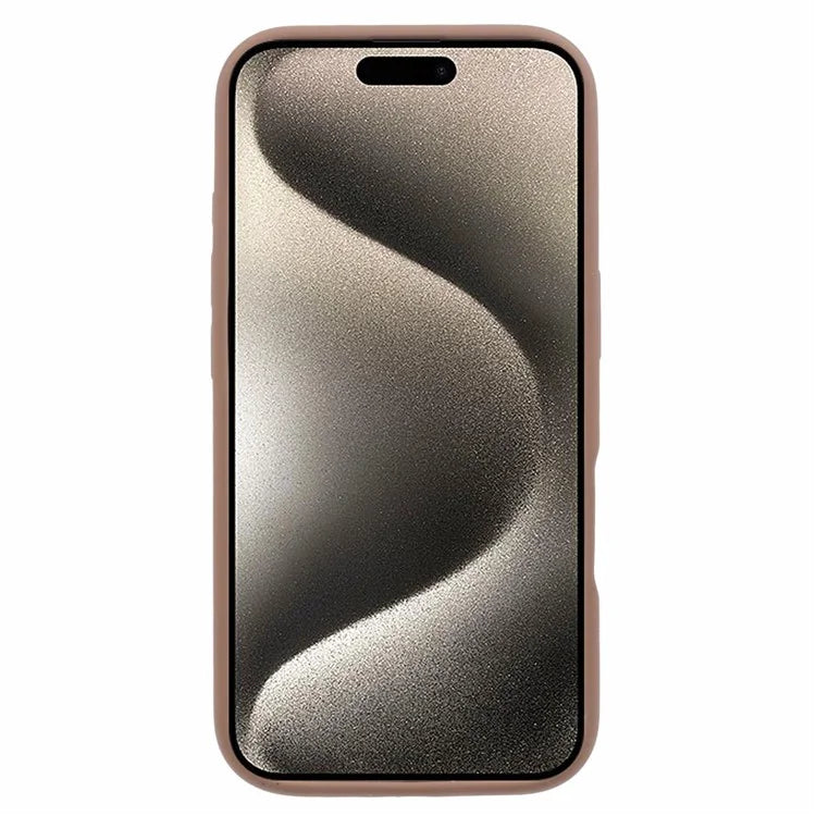 For iPhone 16 Case PC+Liquid Silicone Anti-Scratch Lining Phone Cover