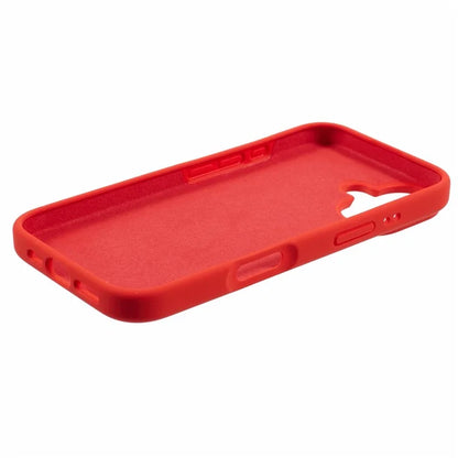 For iPhone 16 Case PC+Liquid Silicone Anti-Scratch Lining Phone Cover