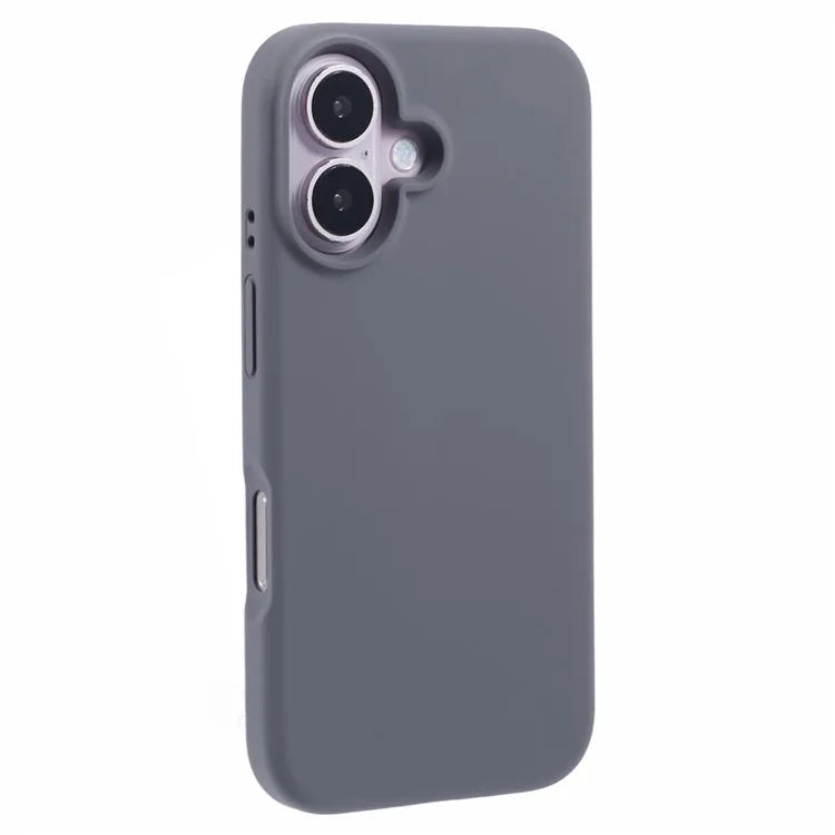 For iPhone 16 Case PC+Liquid Silicone Anti-Scratch Lining Phone Cover
