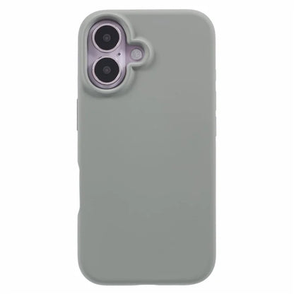 For iPhone 16 Case PC+Liquid Silicone Anti-Scratch Lining Phone Cover