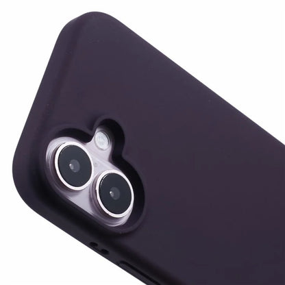 For iPhone 16 Case PC+Liquid Silicone Anti-Scratch Lining Phone Cover