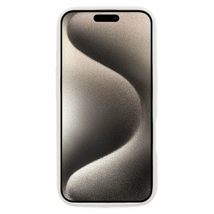 For iPhone 16 Case PC+Liquid Silicone Anti-Scratch Lining Phone Cover