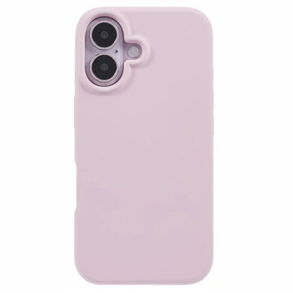 For iPhone 16 Case PC+Liquid Silicone Anti-Scratch Lining Phone Cover