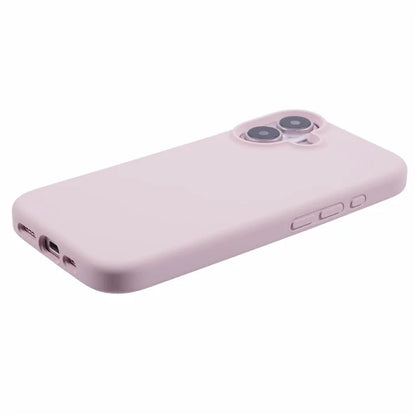 For iPhone 16 Case PC+Liquid Silicone Anti-Scratch Lining Phone Cover