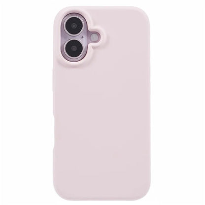 For iPhone 16 Case PC+Liquid Silicone Anti-Scratch Lining Phone Cover