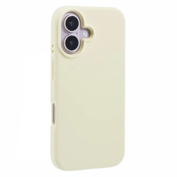 For iPhone 16 Case PC+Liquid Silicone Anti-Scratch Lining Phone Cover