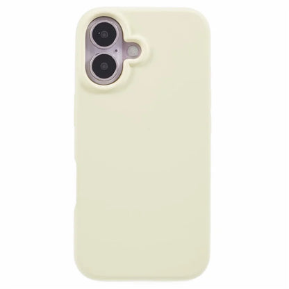 For iPhone 16 Case PC+Liquid Silicone Anti-Scratch Lining Phone Cover