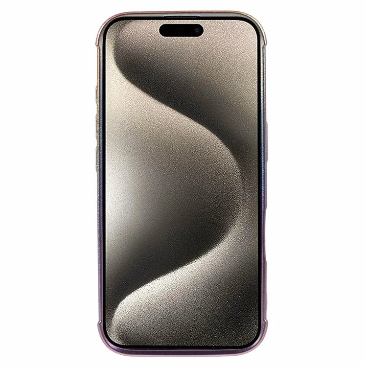 For iPhone 16 Plus Magnetic Case TPU Gradient Electroplated Phone Cover