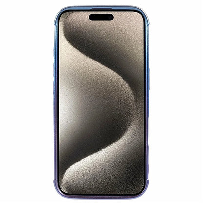 For iPhone 16 Plus Magnetic Case TPU Gradient Electroplated Phone Cover