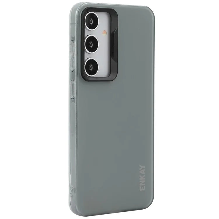 ENKAY HAT PRINCE For Samsung Galaxy S24+ Case Translucent Matte TPU Shockproof Phone Case