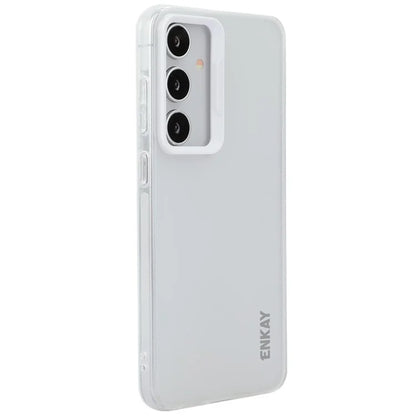 ENKAY HAT PRINCE For Samsung Galaxy S24+ Case Translucent Matte TPU Shockproof Phone Case