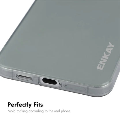 ENKAY HAT PRINCE For Samsung Galaxy S24 Case Translucent Matte TPU Shockproof Phone Case